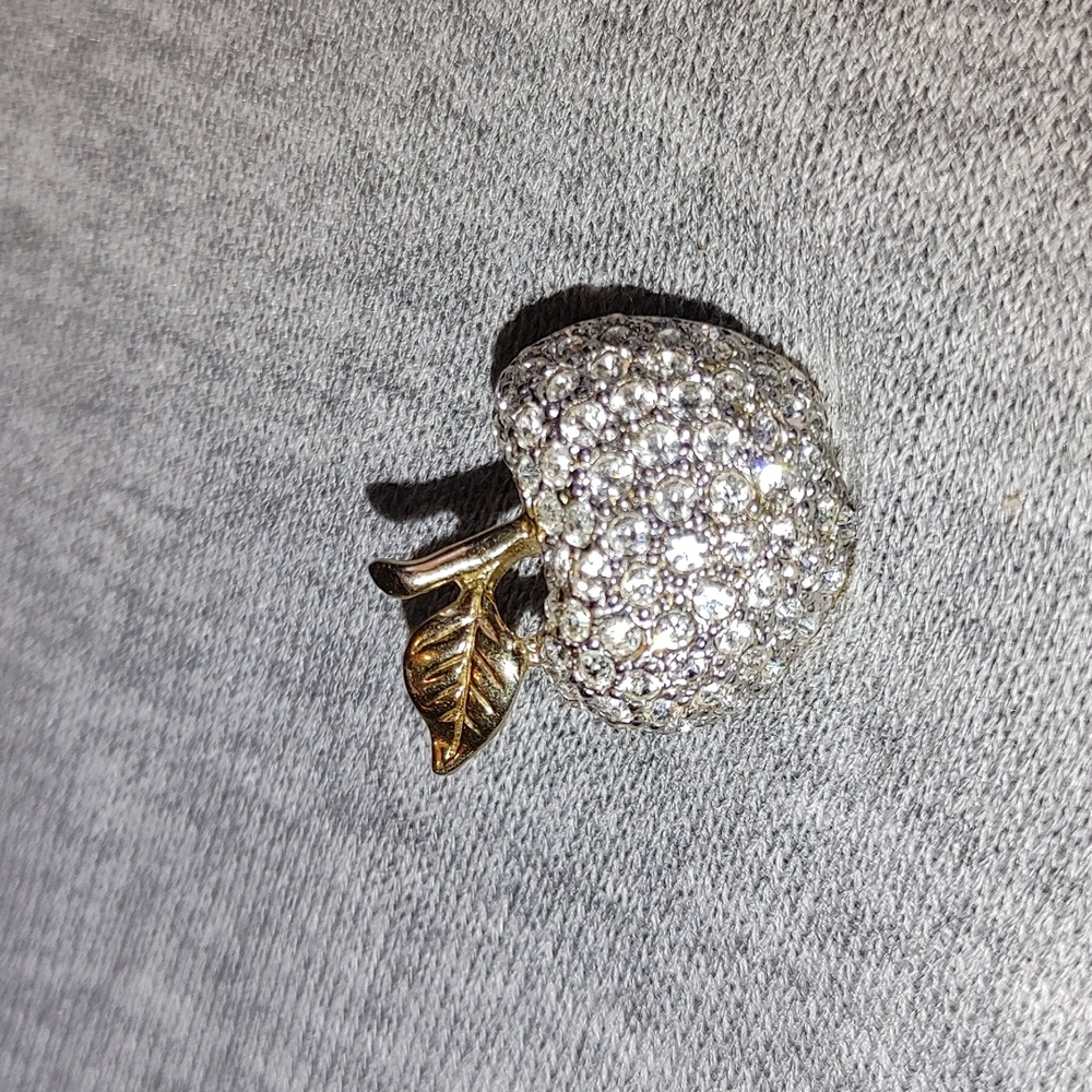Vintage apple brooch